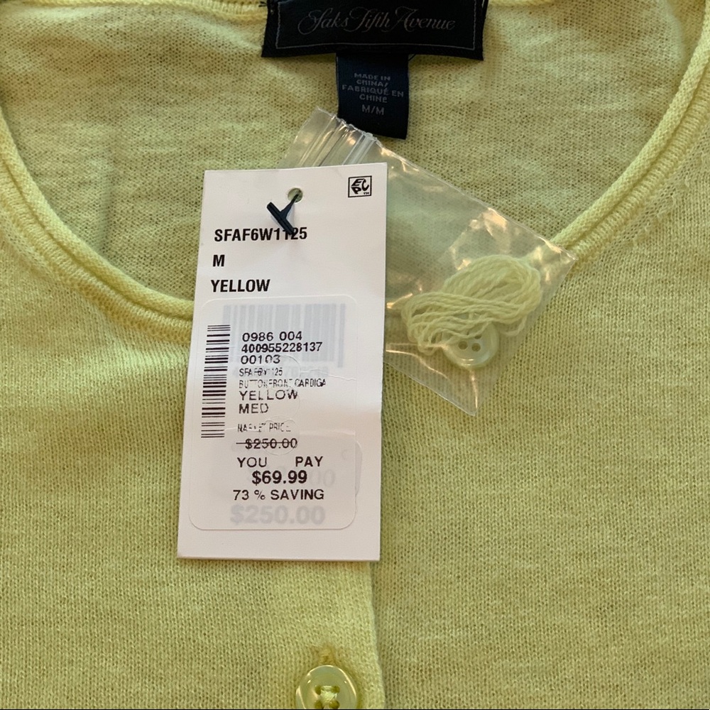 Saks Fifth Ave Cashmere Cardigan